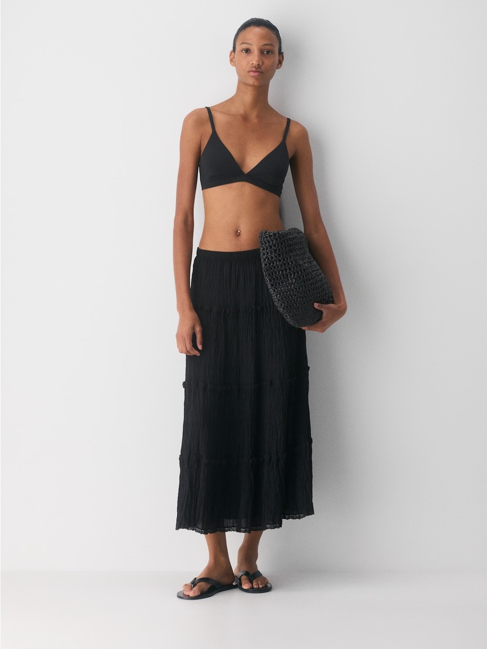 Aritzia Little Moon Damasque Skirt